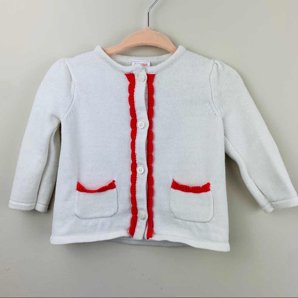 Gymboree scalloped cardigan